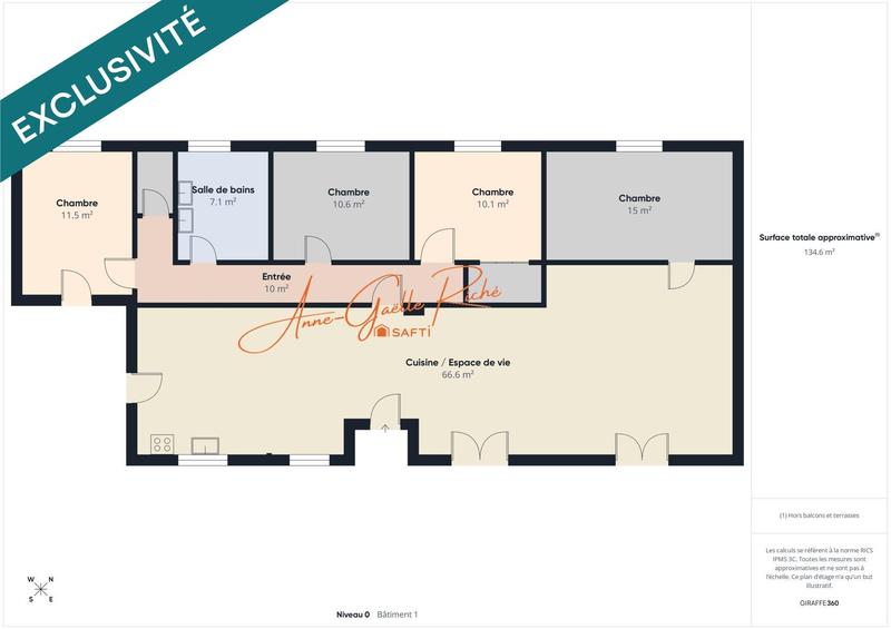 Maison - 138 m² - 6 pièces