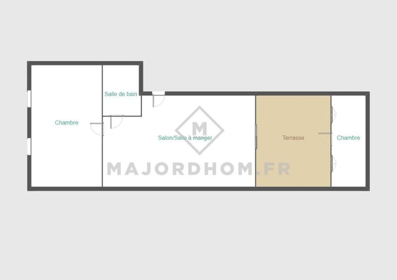 Appartement - 54 m² - 3 pièces