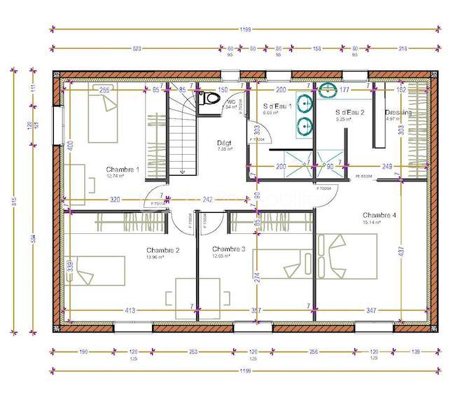 Villa - 140 m² - 5 pièces