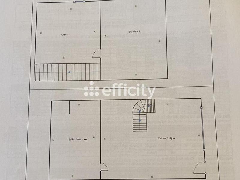 Appartement - 44 m² - 3 pièces