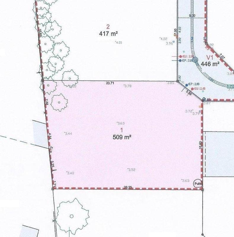 Terrain - 509 m²