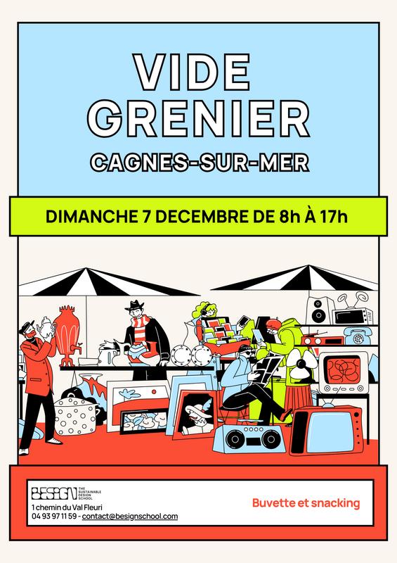 Vide grenier d'hiver de besign the sustainable design school