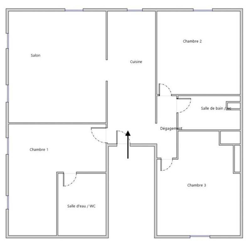 Appartement - 88 m² - 4 pièces