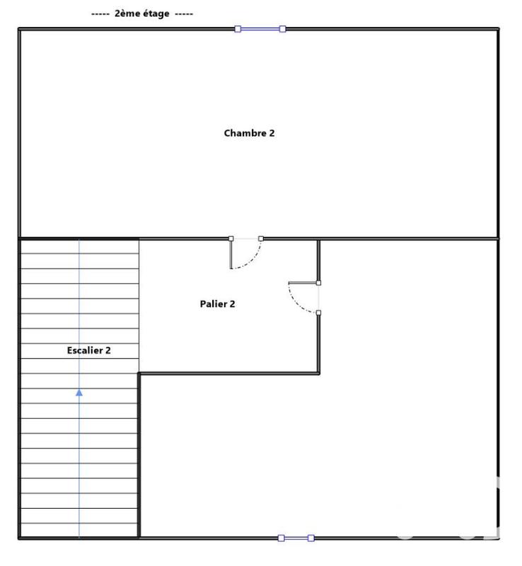Maison de ville - 64 m² - 4 pièces
