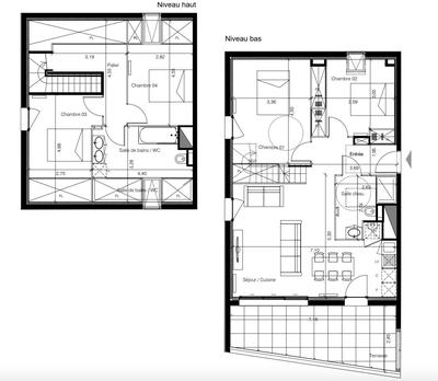 Appartement - 117 m² - 5 pièces