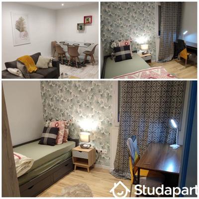 Chambre - 10 m² - 1 pièce