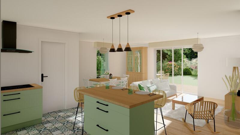 Maison - 90 m² - 5 pièces