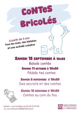 Contes bricolés - contes au coin du feu