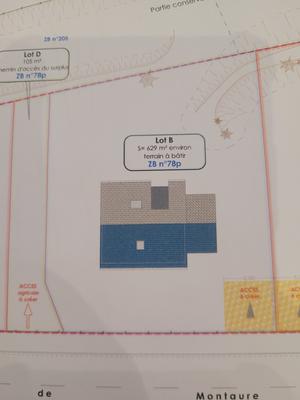 Terrain - 629 m²