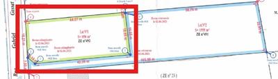 Terrain constructible - 850 m²