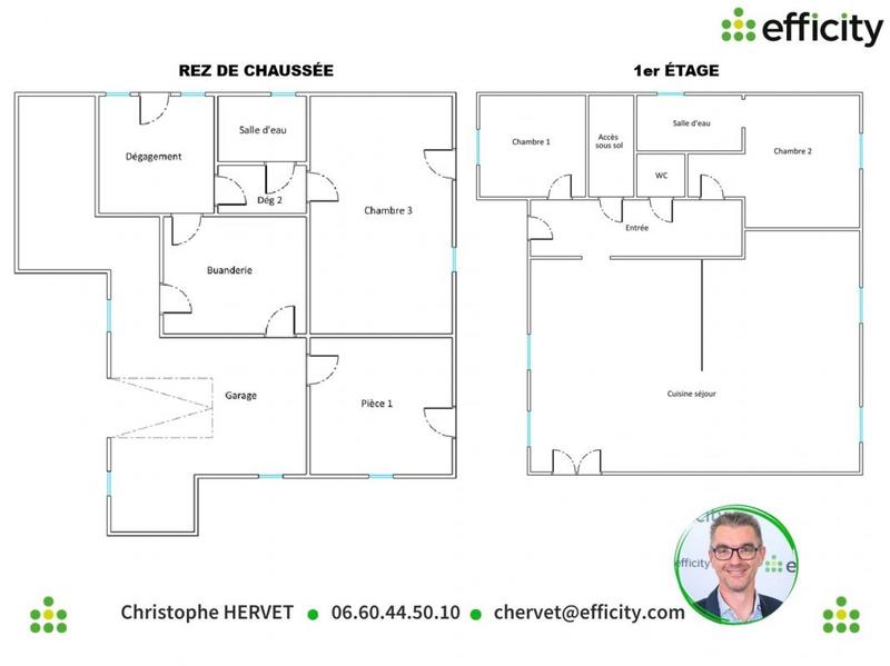 Maison - 119 m² - 5 pièces
