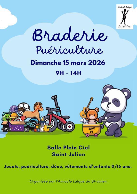Braderie et puériculture