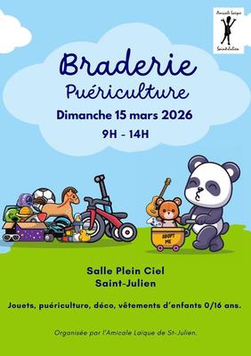 Braderie et puériculture
