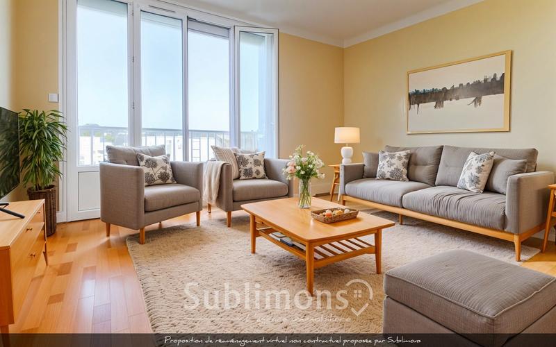 Appartement - 59 m² - 3 pièces