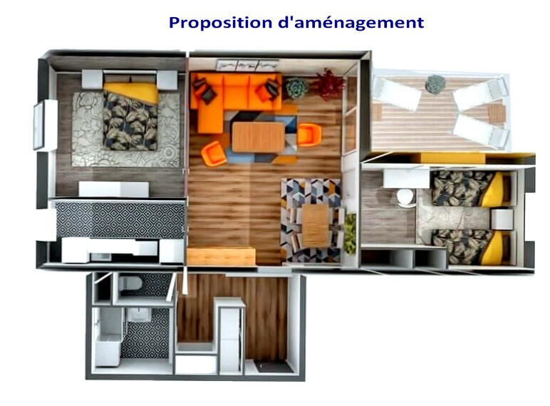 Viager - Appartement - 58 m² - 3 pièces