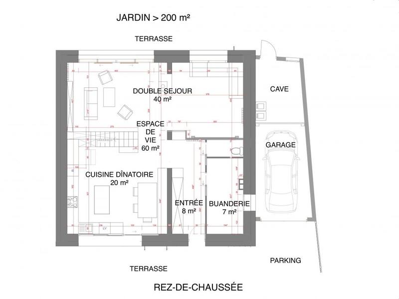 Maison - 200 m² - 6 pièces