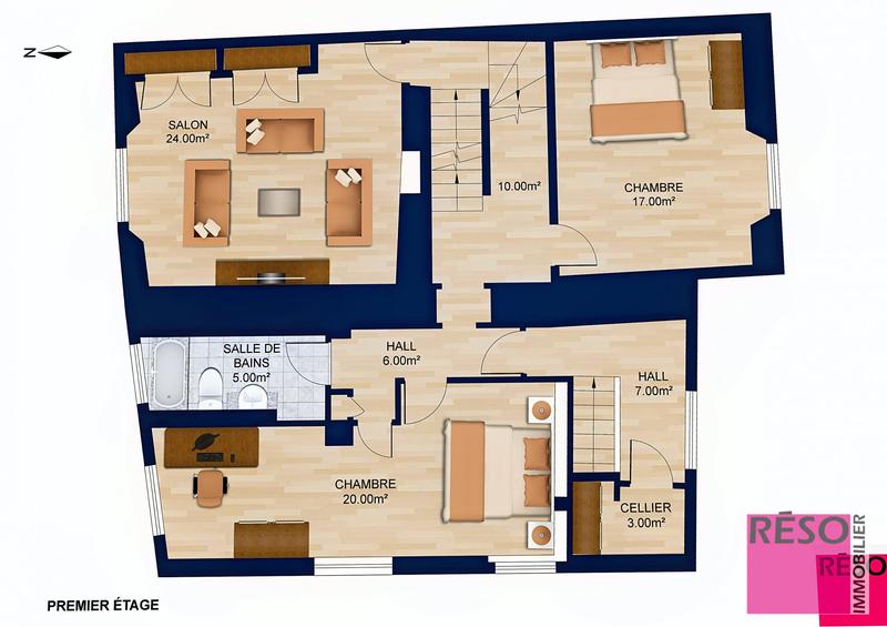 Maison - 157 m² - 6 pièces