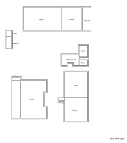 Ferme - 261 m² - 13 pièces