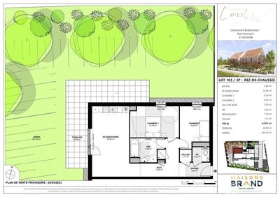 Appartement - 64 m² - 3 pièces