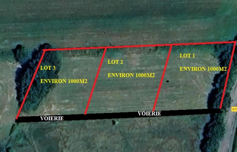Terrain - 3 110 m²