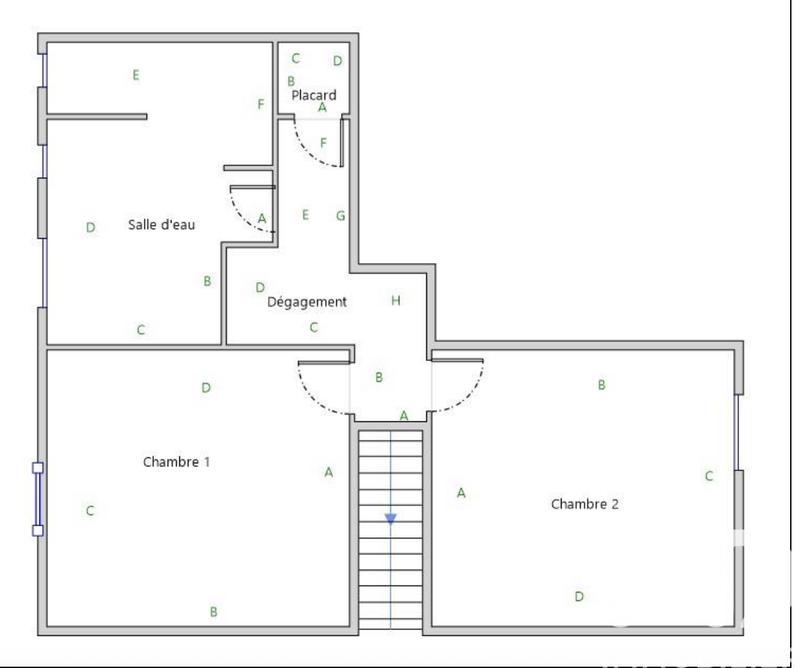 Duplex - 102 m² - 5 pièces