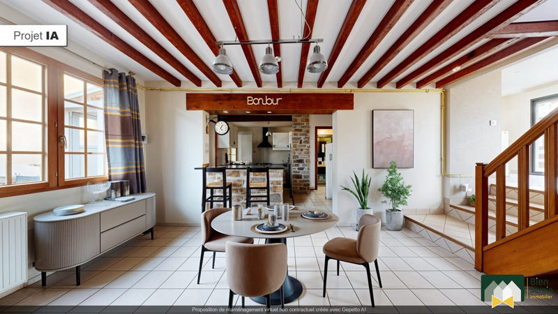 Maison ancienne - 140 m² - 6 pièces