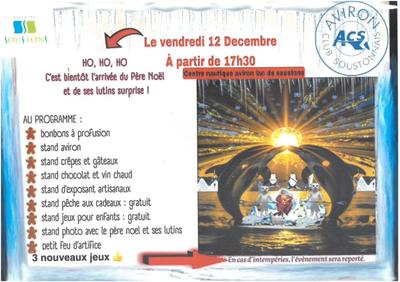 Arrivée du Père Noël et de ses lutins