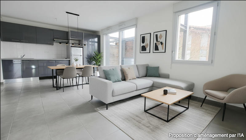 Appartement - 61 m² - 3 pièces