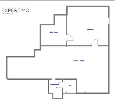 Appartement - 52 m² - 2 pièces