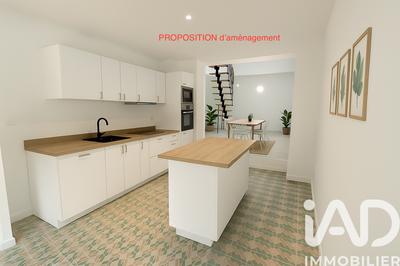 Maison de ville - 91 m² - 5 pièces