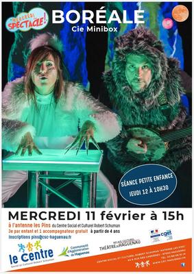 Mercredi c'est spectacle &quot;Boréale&quot;