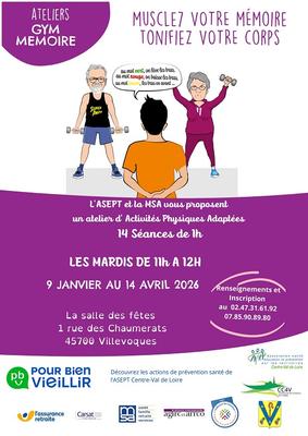 Ateliers gym memoire