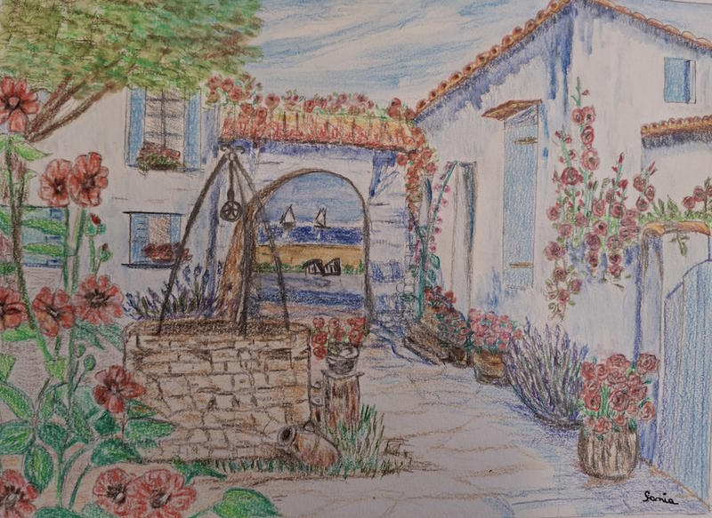 Exposition de peintures - Sonia Lefort, entre trait et couleur