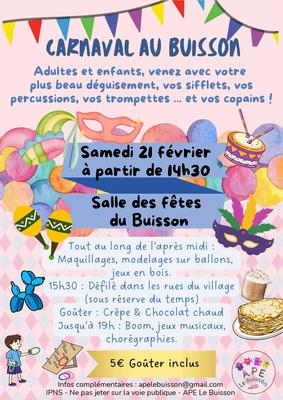 Carnaval au Buisson