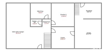 Maison - 130 m² - 5 pièces