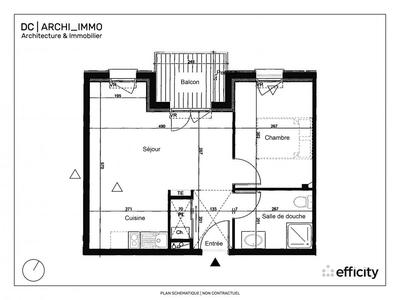 Appartement - 39 m² - 2 pièces