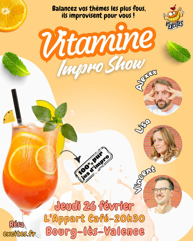 Vitamine Impro Show - Spectacle d'improvisation vitaminé