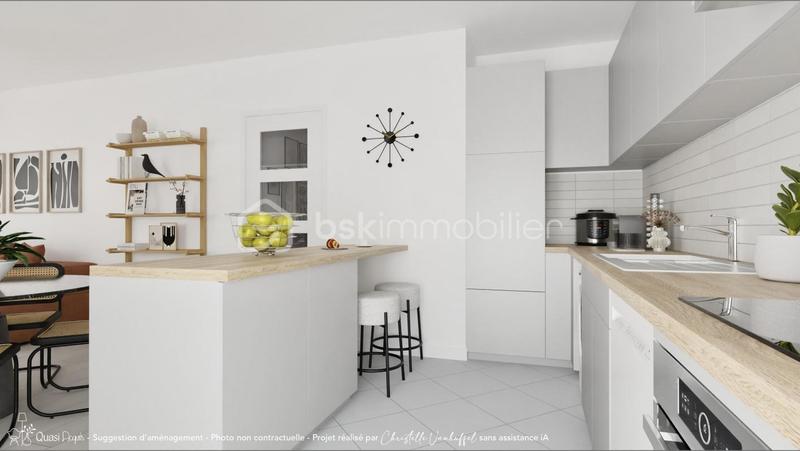 Appartement - 60 m² - 2 pièces