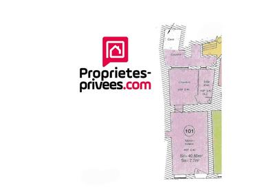 Appartement - 40 m² - 2 pièces