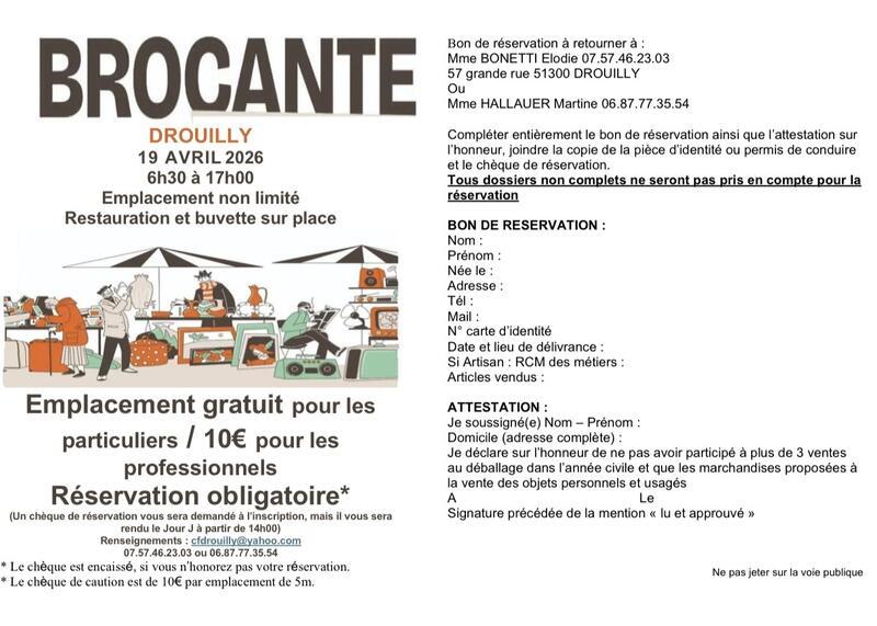 Brocante - vide grenier