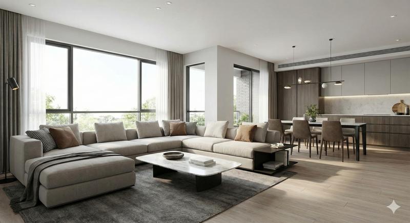 Appartement - 80 m² - 3 pièces