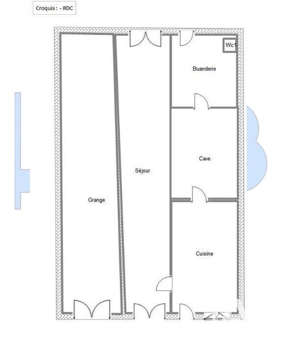 Maison de village - 112 m² - 5 pièces