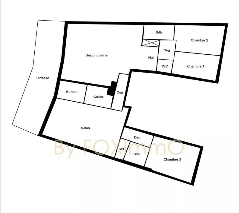 Appartement - 115 m² - 5 pièces