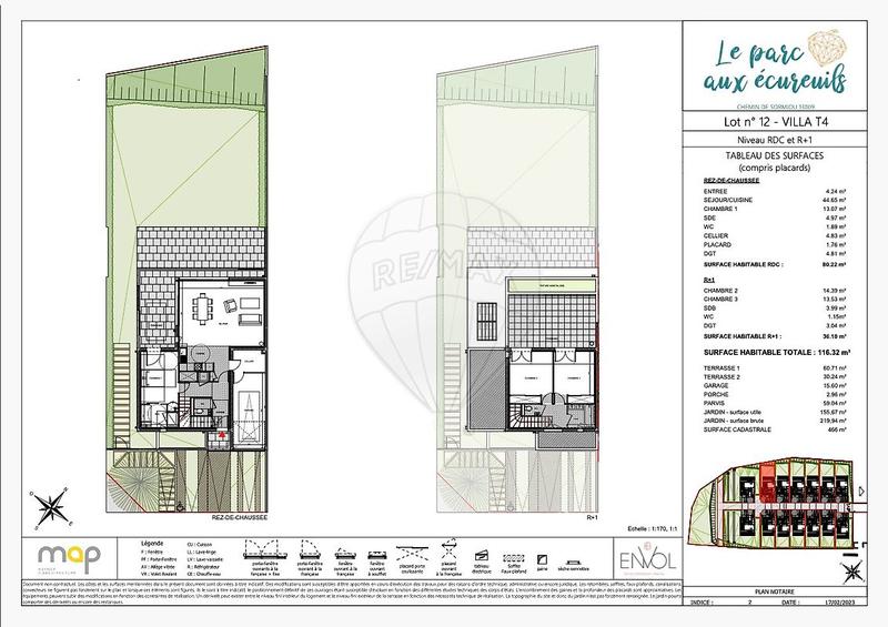 Demeure - 116 m² - 4 pièces
