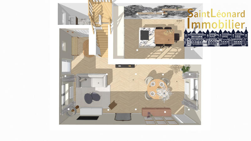 Maison ancienne - 88 m² - 4 pièces