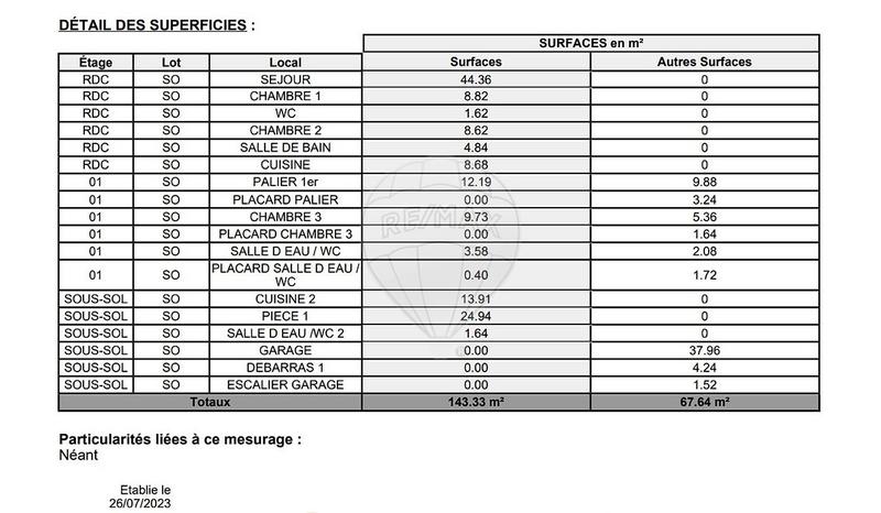 Maison - 143 m² - 5 pièces