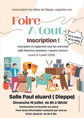 Grande foire à tout intérieur