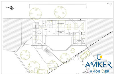 Appartement - 67 m² - 3 pièces
