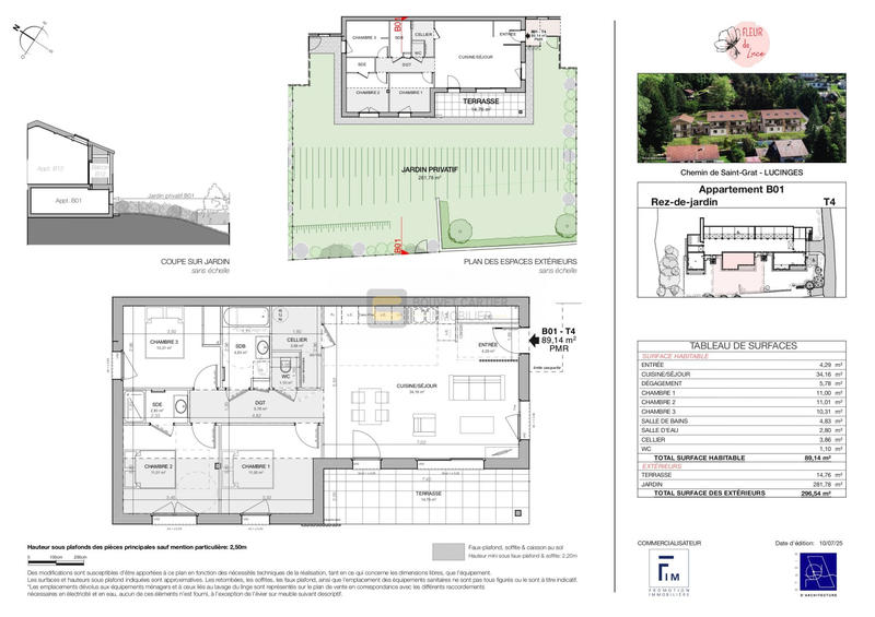 Appartement - 89 m² - 4 pièces