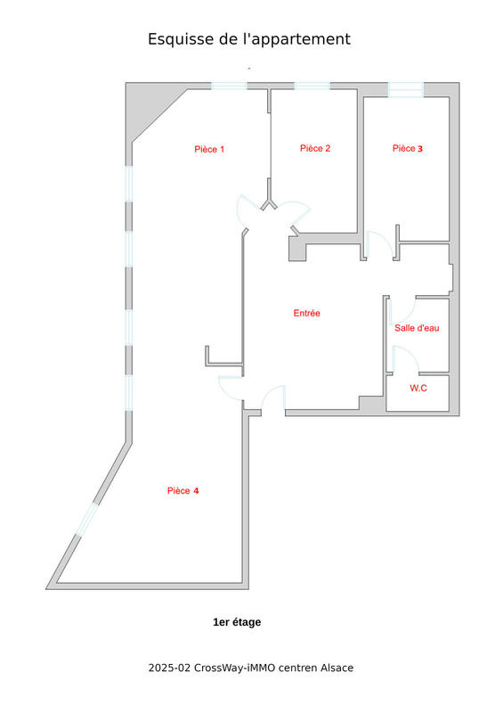 Local commercial - 113 m² - 4 pièces